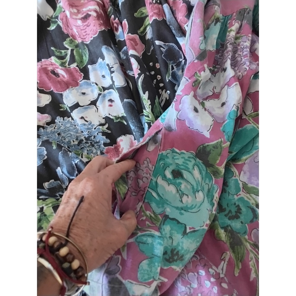 CW Classics Floral Muumuu House Dress Bundle 3 Pack Cotton Blend Pockets Large - Picture 9 of 10
